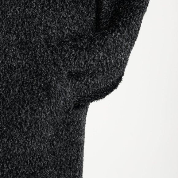 Max Mara Studio Grey Alpaca Coat - Picture 7 of 10